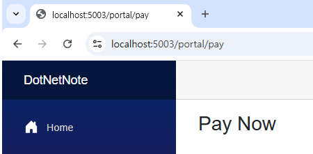 기본 라우트 페이지 실행하기