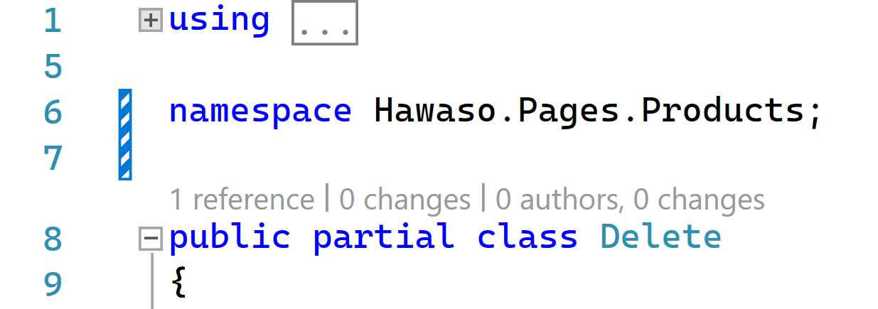 파일 범위 네임스페이스