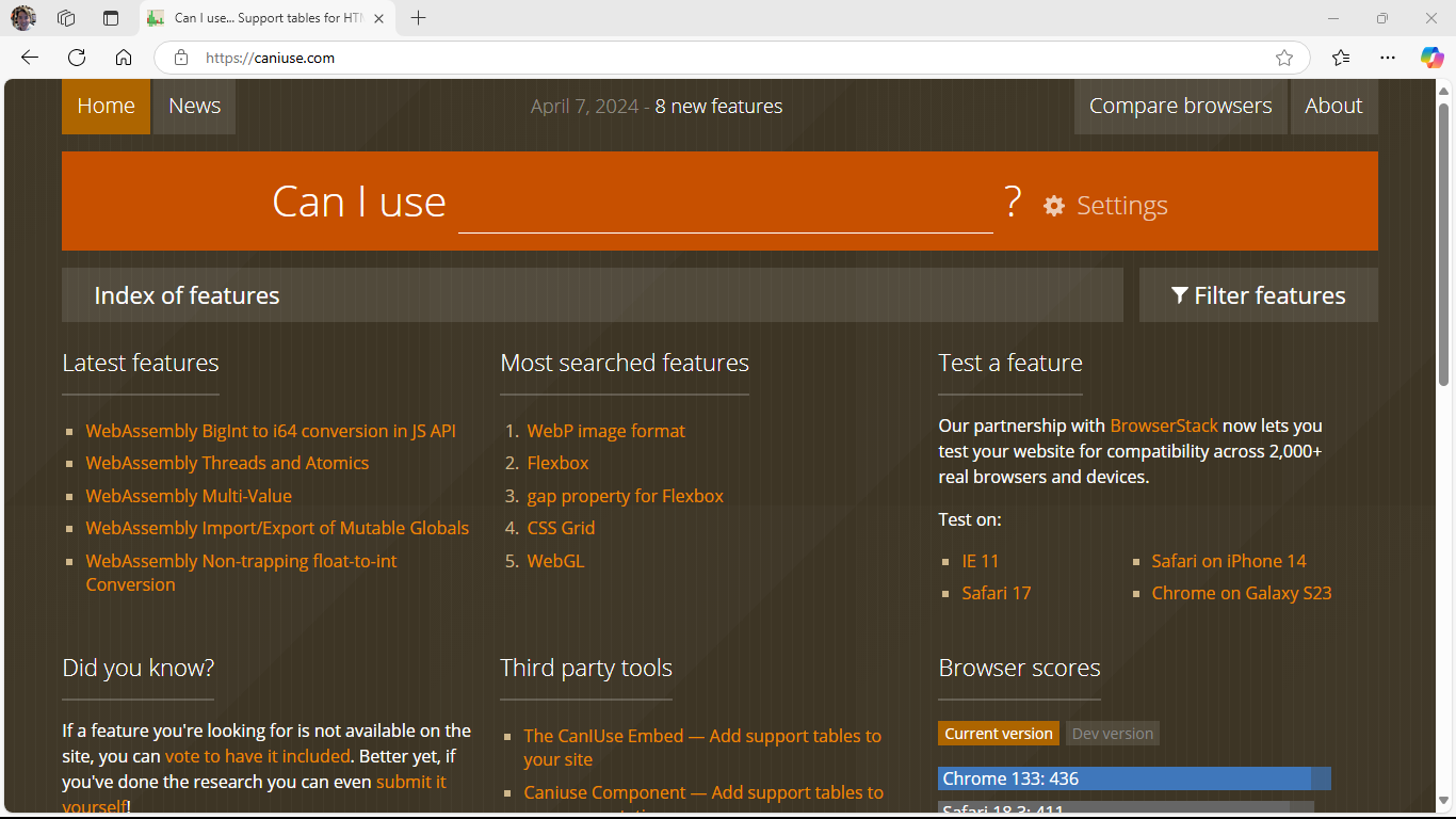 Can I use 홈페이지